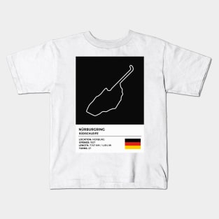 Nürburgring - Südschleife [info] Kids T-Shirt